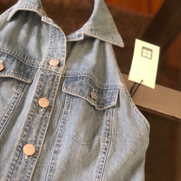 Insight - Amber Denim Halter Dress - Picture 4 of 5